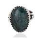 925 Sterling Silver Certified Authentic Handmade Navajo Natural Turquoise Native American Ring  12510-1