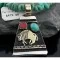 12kt Gold Filled Handmade Buffalo Certified Authentic .925 Sterling Silver Navajo Turquoise Native American Necklace 390619935946