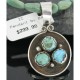 Handmade Certified Authentic Navajo .925 Sterling Silver Natural Turquoise Native American Necklace 390725206433