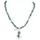 Vintage Style OLD Buffalo Coin Certified Authentic Navajo .925 Sterling Silver Turquoise Native American Necklace 390747398141