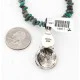 Vintage Style OLD Buffalo Coin Certified Authentic Navajo .925 Sterling Silver Turquoise Native American Necklace 390747398141