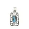 Nickel Bear Paw Certified Authentic Handmade Navajo Natural Turquoise Native American Necklace 12810-1
