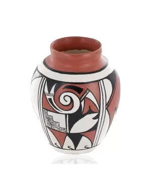 $240 Handmade Handpainted Certified Authentic Hopi R.Tsinnij Keams Canyon Native American Pottery 102494-15 $240 Handmade Handpainted Certified Authentic Hopi R.Tsinnij Keams Canyon Native American Pottery 102494-15