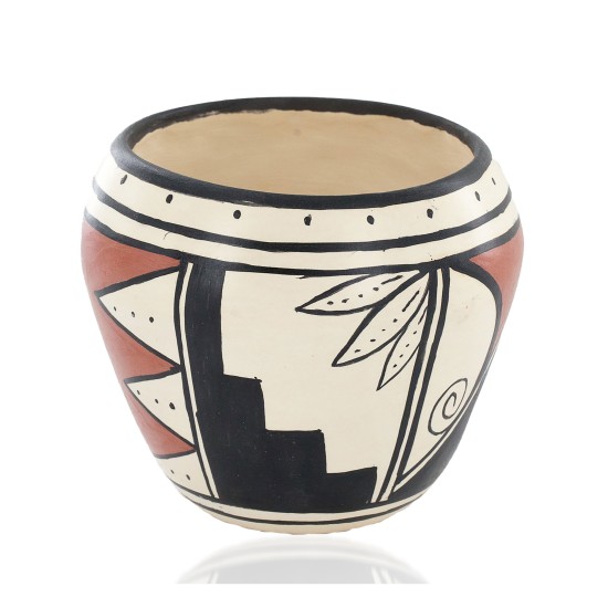 $200 Handmade Handpainted Certified Authentic Hopi R.Tsinnij Keams Canyon Native American Pottery 2 102494-4