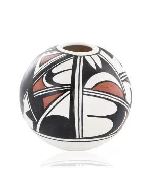 $200 Handmade Handpainted Certified Authentic Hopi R.Tsinnij Keams Canyon Native American Pottery 1 102494-5