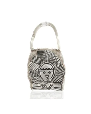 Certified Authentic Navajo .925 Sterling Silver Native American Keychain 10335