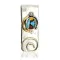 Handmade Certified Authentic Navajo Nickel and Brass Inlaid Natural Multicolor Stones Native American Money Clip 10525-10 Handmade Certified Authentic Navajo Nickel and Brass Inlaid Natural Multicolor Stones Native American Money Clip 10525-10