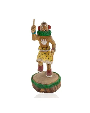 $770 Handmade Certified Authentic Hopi Old Oraibi Mastop Fertility Spirit Native American Kachina 10895