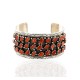 Certified Authentic Navajo .925 Sterling Silver Natural Coral Native American Bracelet 12295 Certified Authentic Navajo .925 Sterling Silver Natural Coral Native American Bracelet 12295