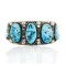 Certified Authentic Navajo .925 Sterling Silver Turquoise Native American Bracelet 12470
