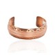 Handmade Certified Authentic Navajo Pure Copper Native American Bracelet 12807