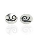 Handmade Certified Authentic Hopi .925 Sterling Silver Stud Native American Earrings. 12855-3 All Products 12855-3 12855-3 (by LomaSiiva)