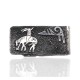 End of the Trail .925 Sterling Silver Ray Begay Certified Authentic Handmade Navajo Native American Money Clip  13194-13