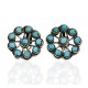 Certified Authentic Handmade Navajo .925 Sterling Silver Clip Native American Earrings Natural Turquoise 17488 Certified Authentic Handmade Navajo .925 Sterling Silver Clip Native American Earrings Natural Turquoise 17488
