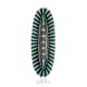 Handmade Certified Authentic Petit Point Zuni Signed by AVN .925 Sterling Silver Natural Turquoise Native American Ring 17904 Handmade Certified Authentic Petit Point Zuni Signed by AVN .925 Sterling Silver Natural Turquoise Native American Ring 17904
