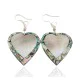 Inlay Heart Navajo Certified Authentic .925 Sterling Silver Hooks Natural Abalone Native American Dangle Earrings 18099-4 Inlay Heart Navajo Certified Authentic .925 Sterling Silver Hooks Natural Abalone Native American Dangle Earrings 18099-4
