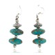 .925 Sterling Silver Hooks Certified Authentic Navajo Turquoise Native American Dangle Earrings 18255-1 .925 Sterling Silver Hooks Certified Authentic Navajo Turquoise Native American Dangle Earrings 18255-1