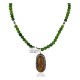 .925 Sterling Silver Handmade Certified Authentic Navajo Tigers Eye and Quartz Native American Necklace 24125-16076-6 .925 Sterling Silver Handmade Certified Authentic Navajo Tigers Eye and Quartz Native American Necklace 24125-16076-6