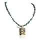 Certified Authentic 12kt Gold Filled and .925 Sterling Silver Kachina Handmade Natural Turquoise Coral Native American Necklace 24302-15771-22 Certified Authentic 12kt Gold Filled and .925 Sterling Silver Kachina Handmade Natural Turquoise Coral Native American Necklace 24302-15771-22
