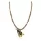 12kt Gold Filled .925 Sterling Silver Handmade Bear Certified Authentic Navajo Jasper Native American Necklace 24303