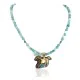 Certified Authentic 12kt Gold Filled and .925 Sterling Silver Horse Handmade Natural Turquoise Blue Quartz Native American Necklace 24323-8-16065-1 Certified Authentic 12kt Gold Filled and .925 Sterling Silver Horse Handmade Natural Turquoise Blue Quartz Native American Necklace 24323-8-16065-1