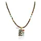 12kt Gold Filled .925 Sterling Silver Handmade Certified Authentic Navajo Turquoise Coral Native American Necklace 24343-3 12kt Gold Filled .925 Sterling Silver Handmade Certified Authentic Navajo Turquoise Coral Native American Necklace 24343-3