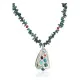 Certified Authentic .925 Sterling Silver Handmade Natural Turquoise Multicolor Stones Coral Native American Necklace 24399-750184-1 Certified Authentic .925 Sterling Silver Handmade Natural Turquoise Multicolor Stones Coral Native American Necklace 24399-750184-1