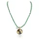 Certified Authentic Wolf 12kt Gold Filled and .925 Sterling Silver Handmade Natural Turquoise Jade Native American Necklace 24420-4-10225 Certified Authentic Wolf 12kt Gold Filled and .925 Sterling Silver Handmade Natural Turquoise Jade Native American Necklace 24420-4-10225