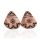 Handmade Certified Authentic Navajo Pure Copper Stud Native American Earrings 24436-1
