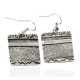 .925 Sterling Silver Handmade Certified Authentic Navajo Dangle Native American Earrings 24438-2 .925 Sterling Silver Handmade Certified Authentic Navajo Dangle Native American Earrings 24438-2