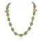 Carved Horse Fetish Certified Authentic Navajo .925 Sterling Silver Natural Jasper Gaspeite Native American Necklace 25102-2