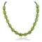 Certified Authentic Navajo .925 Sterling Silver Composite Gaspeite Heishi Native American Necklace 25306-2