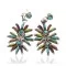 Handmade Certified Authentic Zuni .925 Sterling Silver Natural Multicolor Dangle Native American Earrings 27159 Handmade Certified Authentic Zuni .925 Sterling Silver Natural Multicolor Dangle Native American Earrings 27159