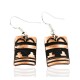 Handmade Certified Authentic Navajo Pure Copper Dangle Native American Earrings 27182-1