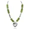 Heart .925 Sterling Silver Certified Authentic Navajo Natural Turquoise Hematite Gaspeite Native American Necklace 750226-4 Heart .925 Sterling Silver Certified Authentic Navajo Natural Turquoise Hematite Gaspeite Native American Necklace 750226-4