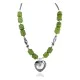 Heart .925 Sterling Silver Certified Authentic Navajo Natural Turquoise Hematite Gaspeite Native American Necklace 750226-4 Heart .925 Sterling Silver Certified Authentic Navajo Natural Turquoise Hematite Gaspeite Native American Necklace 750226-4