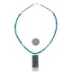 Handmade 3 Stone Certified Authentic Navajo .925 Sterling Silver Turquoise and Coral Native American Necklace & Pendant 390654043860 Handmade 3 Stone Certified Authentic Navajo .925 Sterling Silver Turquoise and Coral Native American Necklace & Pendant 390654043860
