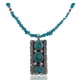 Handmade 3 Stone Certified Authentic Navajo .925 Sterling Silver Turquoise and Coral Native American Necklace & Pendant 390654043860 Handmade 3 Stone Certified Authentic Navajo .925 Sterling Silver Turquoise and Coral Native American Necklace & Pendant 390654043860