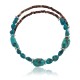Certified Authentic Navajo Navajo Turquoise Native American Adjustable Wrap Bracelet 12633