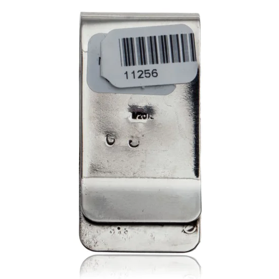 12kt Gold Filled and .925 Sterling Silver Bear Paw Handmade Certified Authentic Navajo Native American Money Clip 11256 12kt Gold Filled and .925 Sterling Silver Bear Paw Handmade Certified Authentic Navajo Native American Money Clip 11256