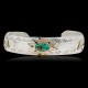 12kt Gold Filled and .925 Sterling Silver Certified Authentic Bear Handmade Navajo Natural Turquoise Native American Cuff Bracelet 13094-1
