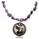 Hummingbird .925 Sterling Silver Certified Authentic Navajo Native American Natural Amethyst Necklace 25519 Hummingbird .925 Sterling Silver Certified Authentic Navajo Native American Natural Amethyst Necklace 25519