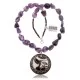 Hummingbird .925 Sterling Silver Certified Authentic Navajo Native American Natural Amethyst Necklace 25519 Hummingbird .925 Sterling Silver Certified Authentic Navajo Native American Natural Amethyst Necklace 25519