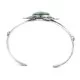 .925 Sterling Silver Handmade Navajo Turquoise Cuff Bracelet 24544