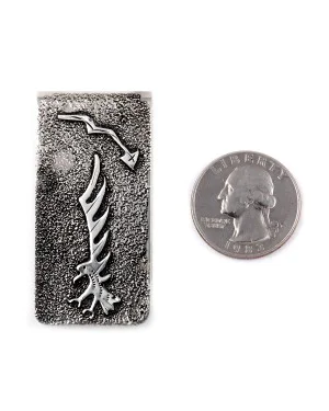 Eagle Dancer .925 Sterling Silver Ray Begay Certified Authentic Handmade Navajo Native American Money Clip 13194-30 Eagle Dancer .925 Sterling Silver Ray Begay Certified Authentic Handmade Navajo Native American Money Clip 13194-30