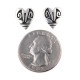 Heart .925 Sterling Silver Certified Authentic Handmade Hopi Native American Earrings 27254 Heart .925 Sterling Silver Certified Authentic Handmade Hopi Native American Earrings 27254