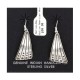 .925 Starling Silver Certified Authentic Handmade Navajo Native American Earrings  27261-10