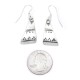Sun Mountain Rain .925 Starling Silver Certified Authentic Handmade Navajo Native American Earrings  27261-3