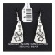 Dimond Sun .925 Starling Silver Certified Authentic Handmade Navajo Native American Earrings  27261-8