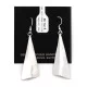 Plain Simple .925 Starling Silver Certified Authentic Handmade Navajo Native American Earrings 27265-6 Plain Simple .925 Starling Silver Certified Authentic Handmade Navajo Native American Earrings 27265-6